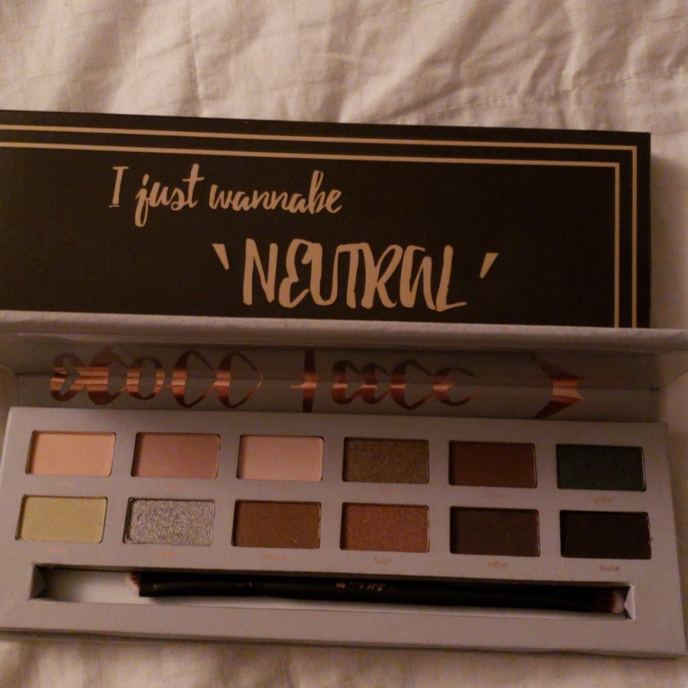 Doll face neutral colors eye palette